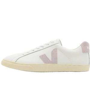 Veja Esplar Leder Sneaker - Weiß