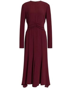 Alberta Ferretti Midi Dresses - Red