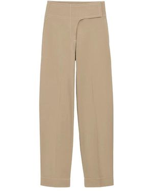 Ami Paris Wide Trousers - Natural