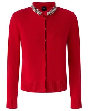 Pinko Truien & Vesten ,Rood ,Katoen Colonia Cardigan