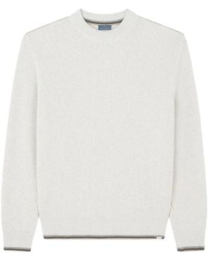 Paul & Shark Round-Neck Knitwear - Blanco