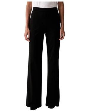 Twinset Wide Trousers - Negro