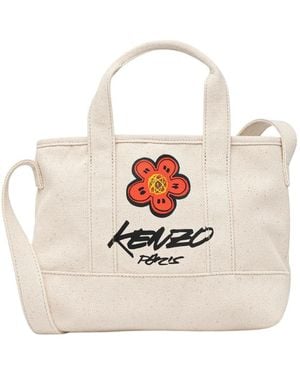 KENZO Utility Small Tote Bag - Weiß