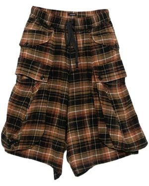 R13 Short Shorts - Marrón