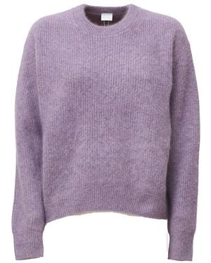 C.T.Plage Round-Neck Knitwear - Morado