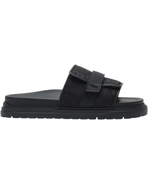 Fendi Chunky Slides - Blau