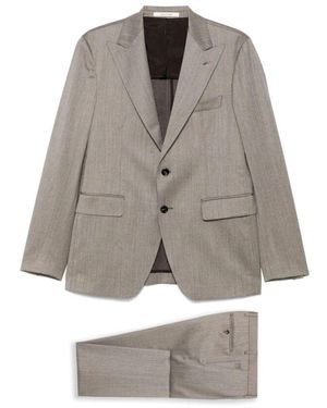 Tagliatore Single Breasted Suits - Grey