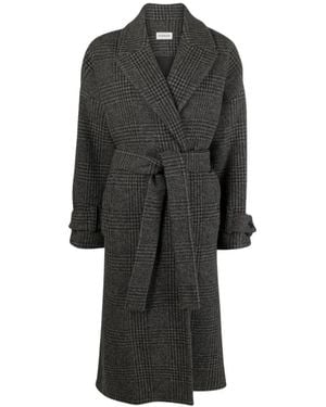 P.A.R.O.S.H. Belted Coats - Negro