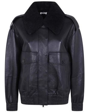 P.A.R.O.S.H. Leather Jackets - Blue