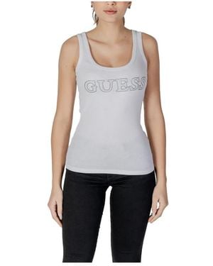 Guess Sleeveless Tops - Blue