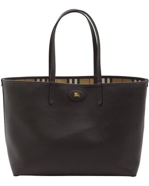 Burberry Mittlere Reversible Tote - Schwarz