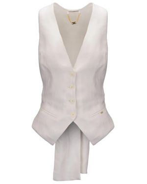 Elisabetta Franchi Vests - White