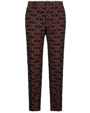 Moschino Straight Trousers - Brown