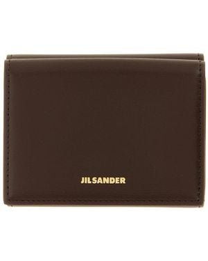 Jil Sander Wallets & Cardholders - Marrón