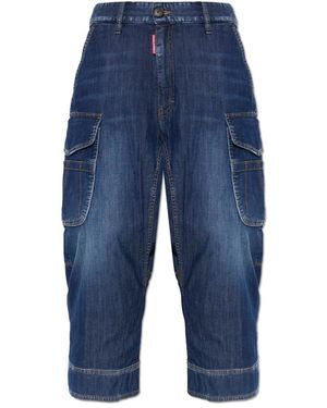 DSquared² Cropped Jeans - Blu