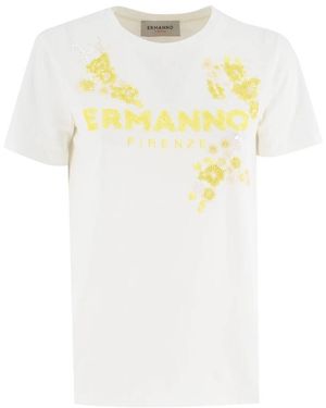 Ermanno Scervino T-Shirts - Bianco