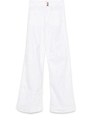 The Seafarer Weiße denim-jeans mit taschen