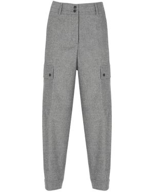 Peserico Tapered Trousers - Grey