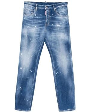DSquared² Gerades Jeans - Blau