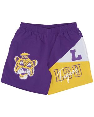 Mitchell & Ness Vintage Logo Ncaa Shorts Mit Tigers - Lila