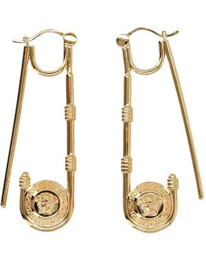 Versace Safety Pin Oorbellen - Metallic