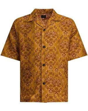 Needles Short Sleeve Shirts - Brown