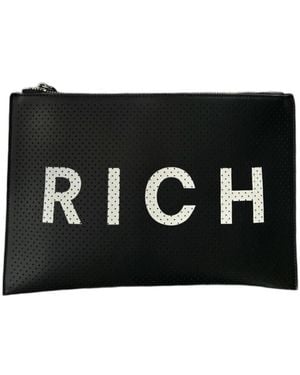 John Richmond Clutches - Black