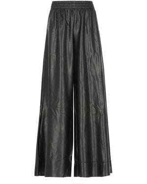 Norma Kamali Wide Trousers - Gris