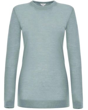 Malo Truien & Vesten ,Blauw ,Lichtblauwe Trui Met Ronde Hals