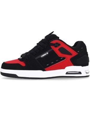 Osiris Skateschuhe Schwarz/Weiß/Rot