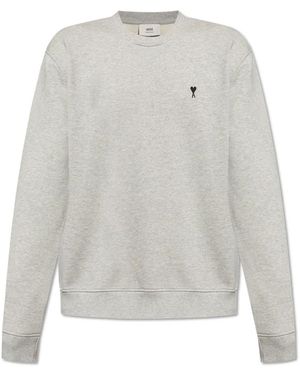 Ami Paris Sweatshirts &Amp; Hoodies - Grijs