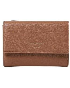 Emporio Armani Wallets & Cardholders - Brown