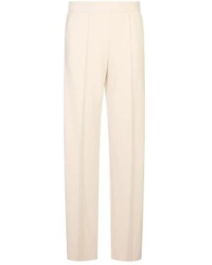 Agnona Straight Trousers - Natural