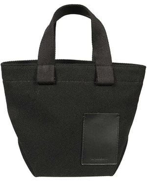 Il Bisonte Stilvolle Handtasche Mit Vordertasche - Schwarz