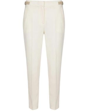 Max Mara Slim-Fit Trousers - White