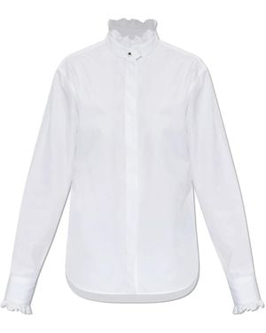 Burberry Overhemden ,Wit ,Katoen Helen Shirt