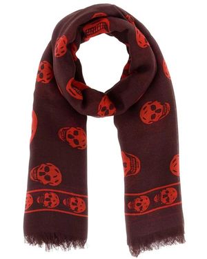 McQueen Scarves - Red