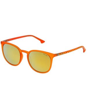 Police Vetro marrone protezione uv occhiali da sole donna - Giallo