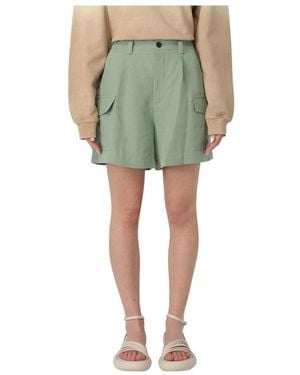 Woolrich Grüne Cargoshorts Mit Taschen