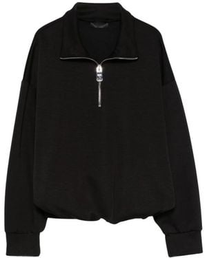 Dondup Hoodies & Sweatvesten ,Zwart ,Sweatshirt