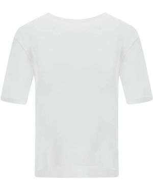 Herno Round-Neck Knitwear - Blanc