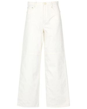 Max Mara Ellisse Wijde Broek - Wit