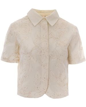 Liu Jo Short Sleeve Shirts - Natural