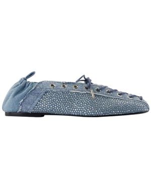 Ganni Ballerina Shoes - Blue