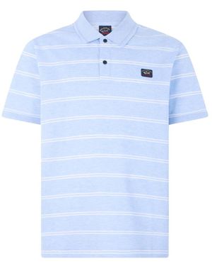 Paul & Shark Katoenen Polo Met Strepen - Blauw