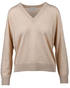Ballantyne V-Neck Knitwear - Neutre