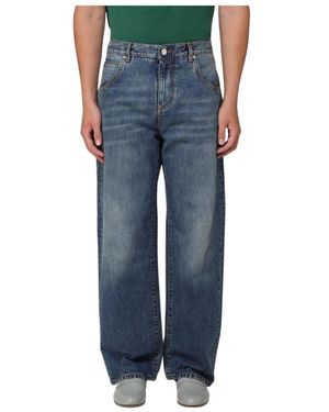 Etro Wide Jeans - Blu