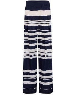Veronica Beard Wide Trousers - Blue