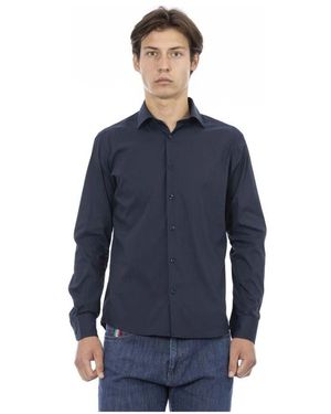 Baldinini Elegantes slim hemd - Blau