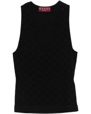 Gucci Sleeveless Top - Black